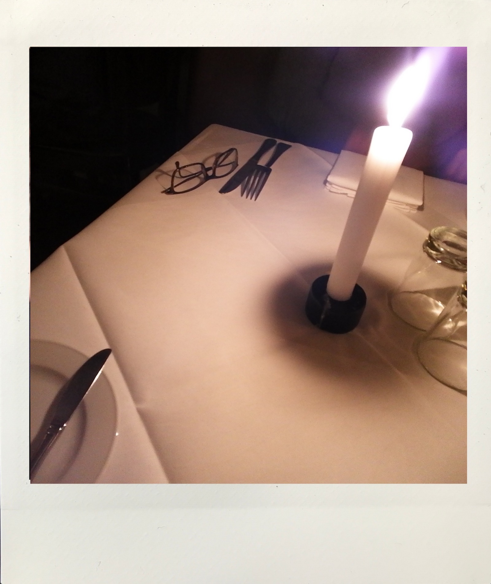 2018-07 - &raquo;GEDECKTER TISCH MIT KERZE&laquo; - Instax SQ10 