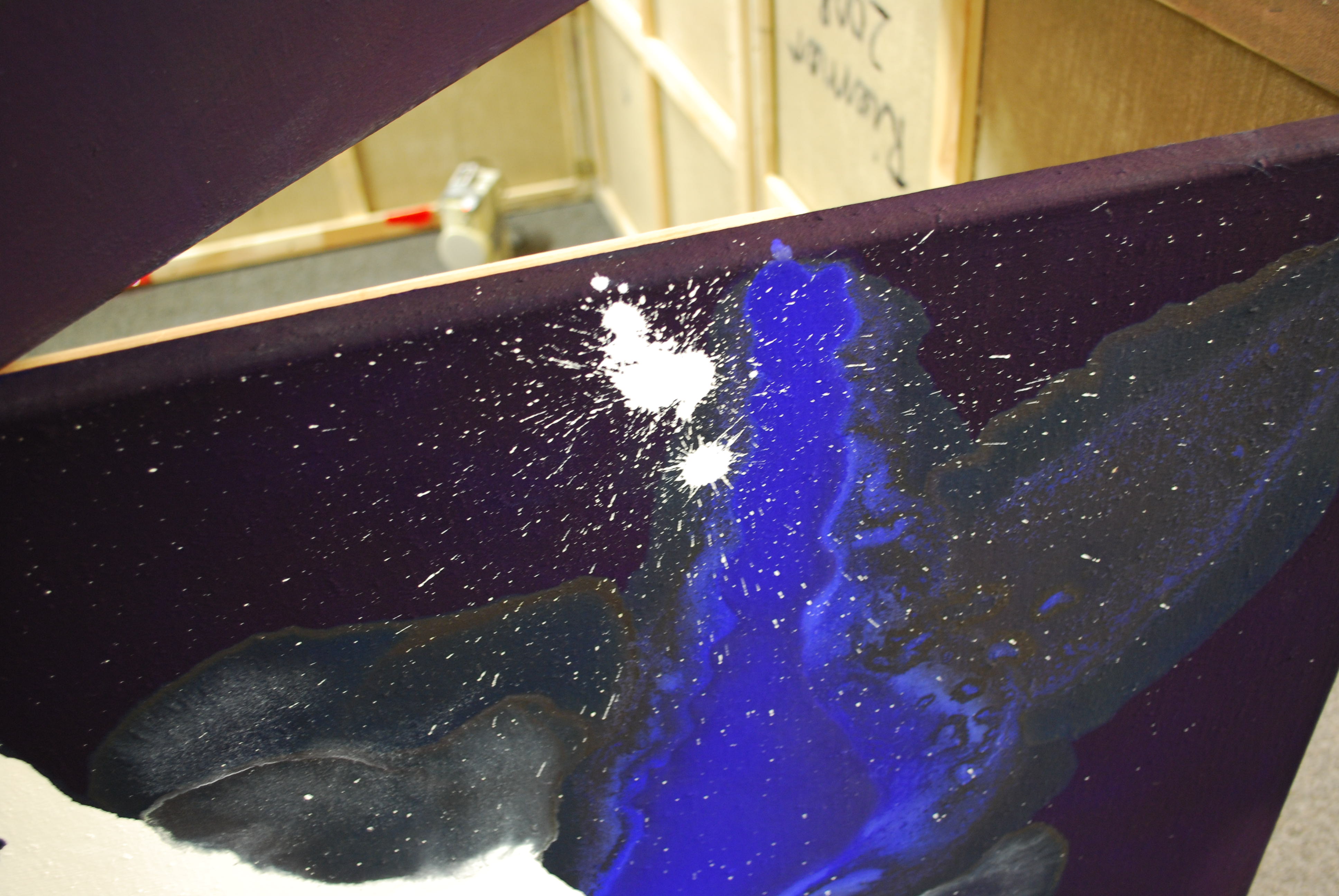 painting and speaker